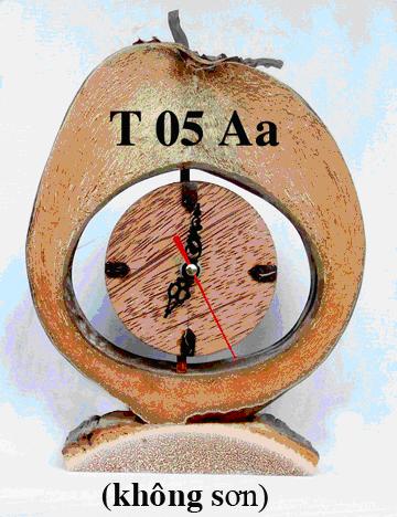Đồng hồ từ gỗ dừa